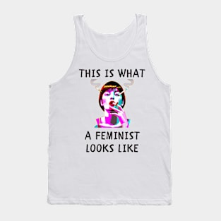 This is what a feminist looks like funny feminist Tank Top